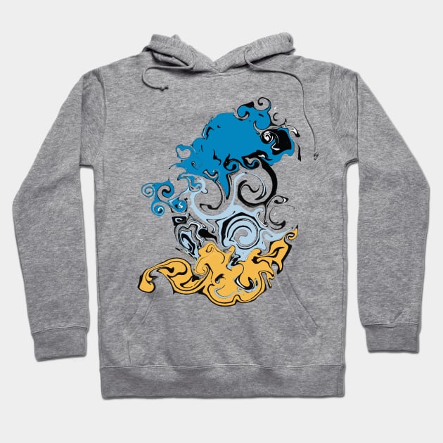 Trippin Donald Duck Hoodie by fatpuppyprod